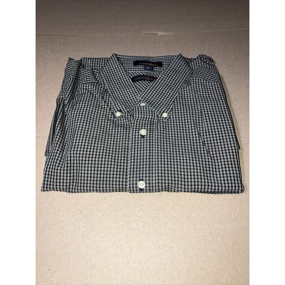 Tommy Hilfiger Plaid Dress Shirt Men Neck 17 American Classics Button Down, Mens - Picture 1 of 16